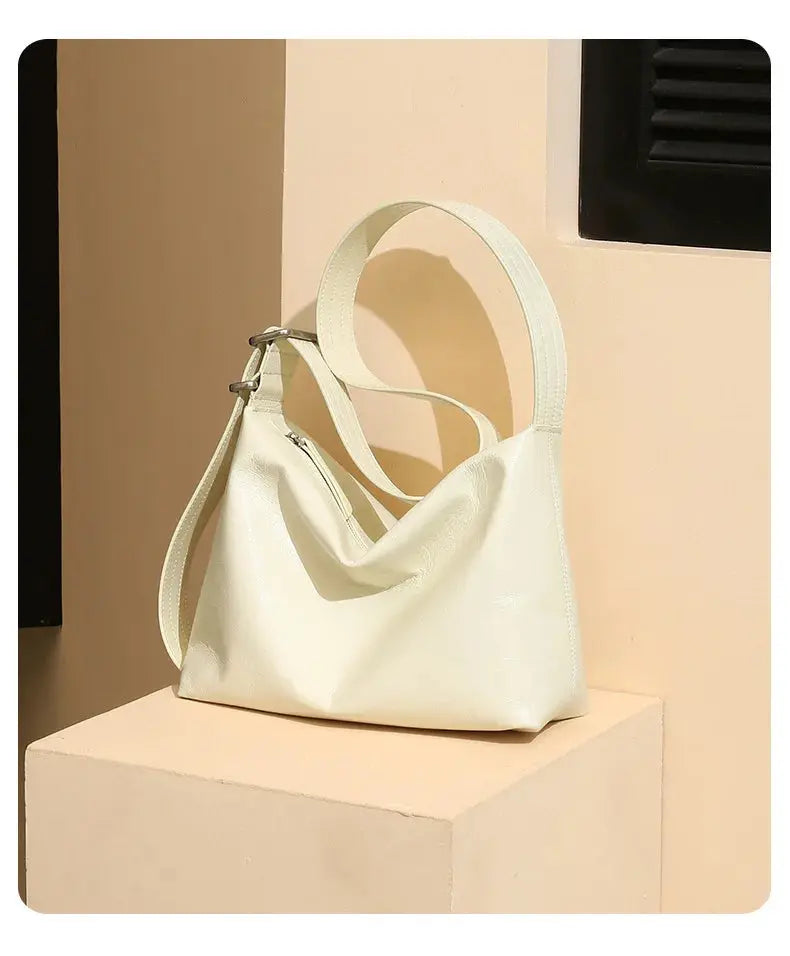 Veloria™ Genuine Leather Shoulder Satchel 