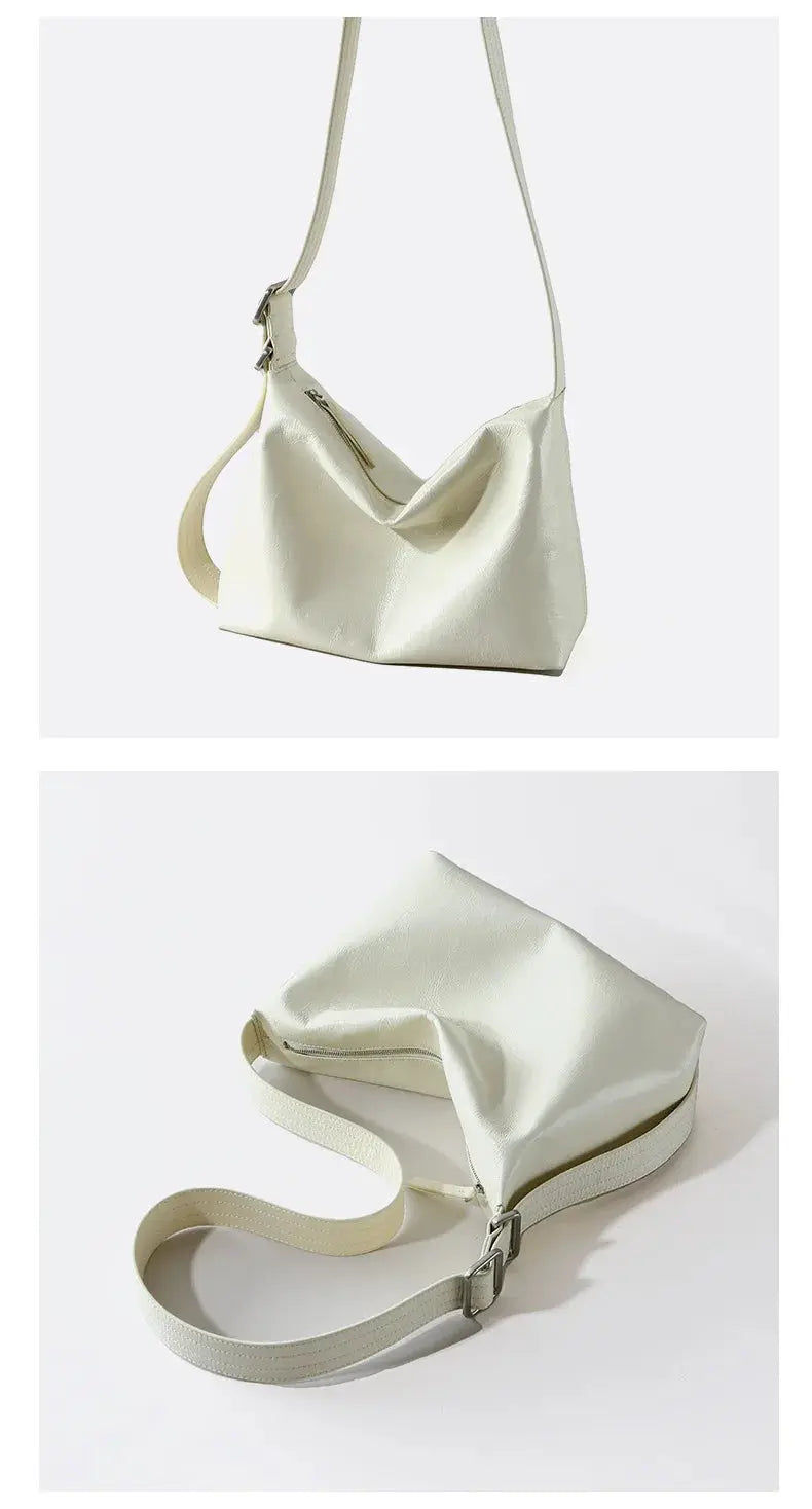 Veloria™ Genuine Leather Shoulder Satchel 