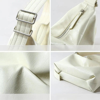 Veloria™ Genuine Leather Shoulder Satchel 