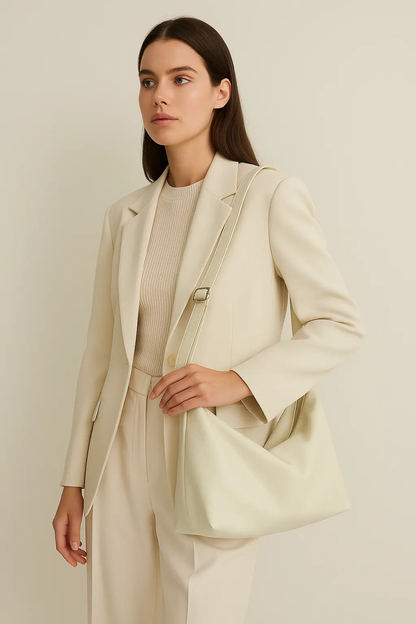 Veloria™ Genuine Leather Shoulder Satchel 