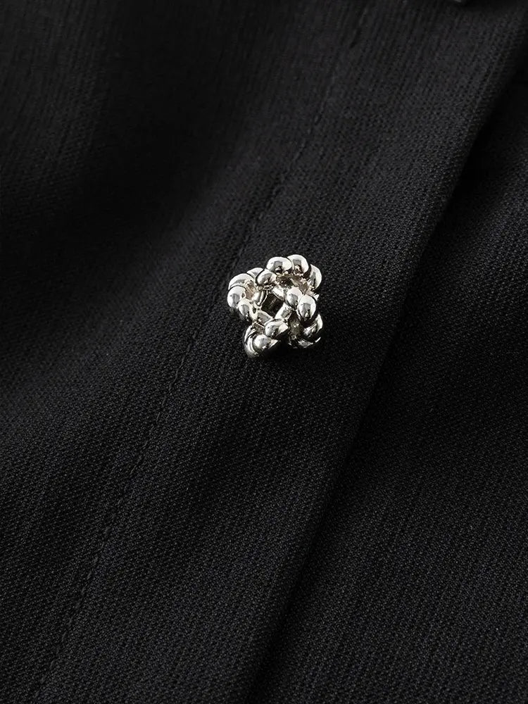 Veloria™ Puff Sleeve Polo Midi Dress 